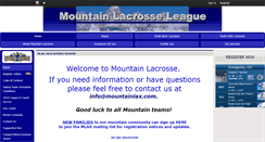 Desktop Screenshot of mountainlax.com